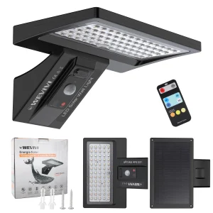 Lámparas Solares Led Exterior Jardín Luz Iluminación Wevivi