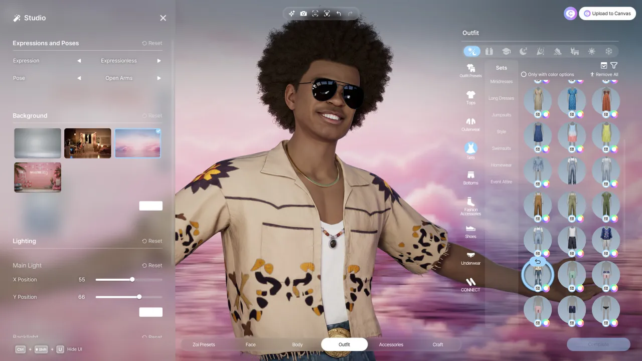 work, love, and drama simulation