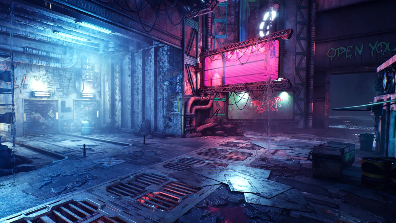 ghostrunner steam key - wall-running neon city