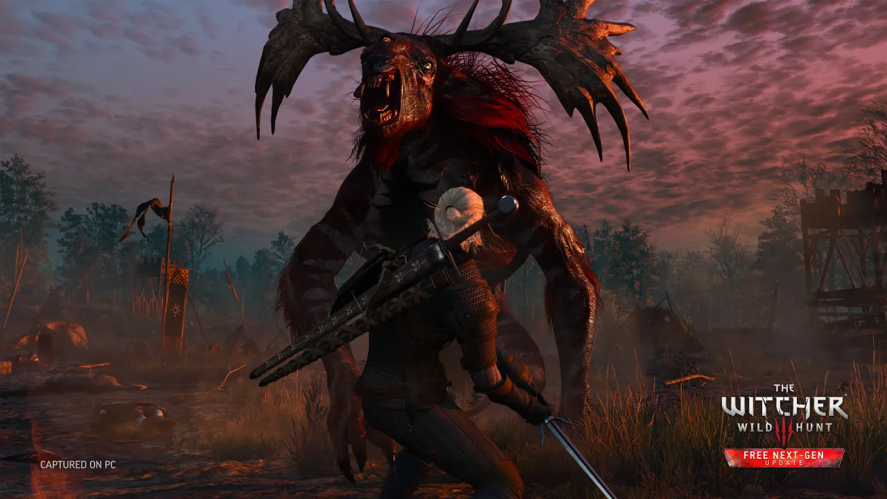 witcher 3 steam key - monster hunting combat