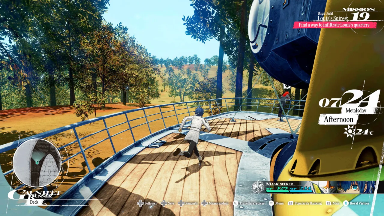 Metaphor ReFantazio stunning anime-style visuals on PC