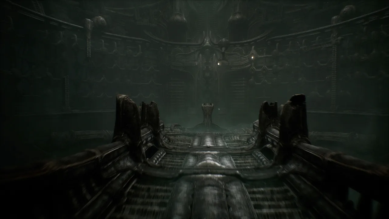 Giger-inspired flesh architecture