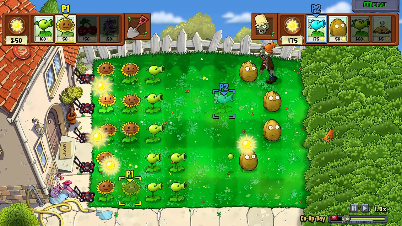Plants vs. Zombies Steam Key classic lawn defense