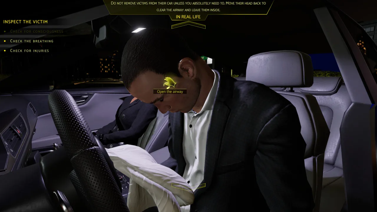 Night highway multi-car pileup