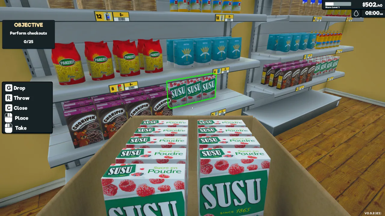 Supermarket Simulator Steam Key busy checkout