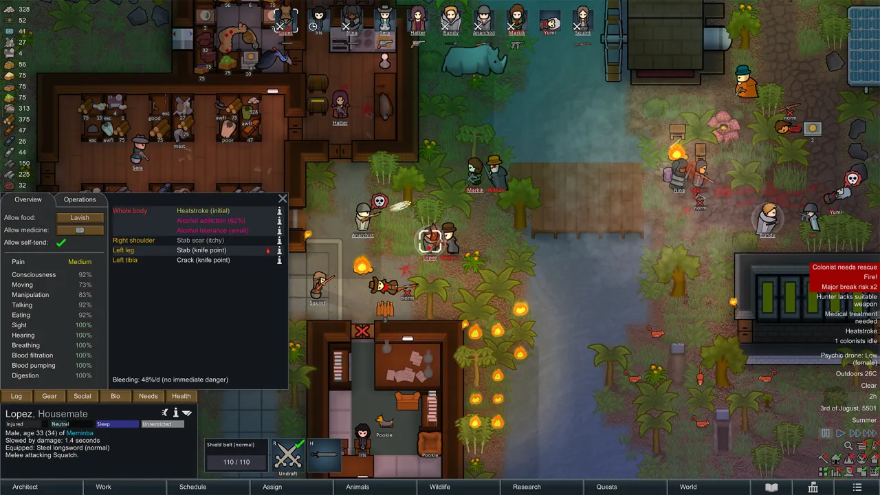RimWorld Steam Key thriving colony