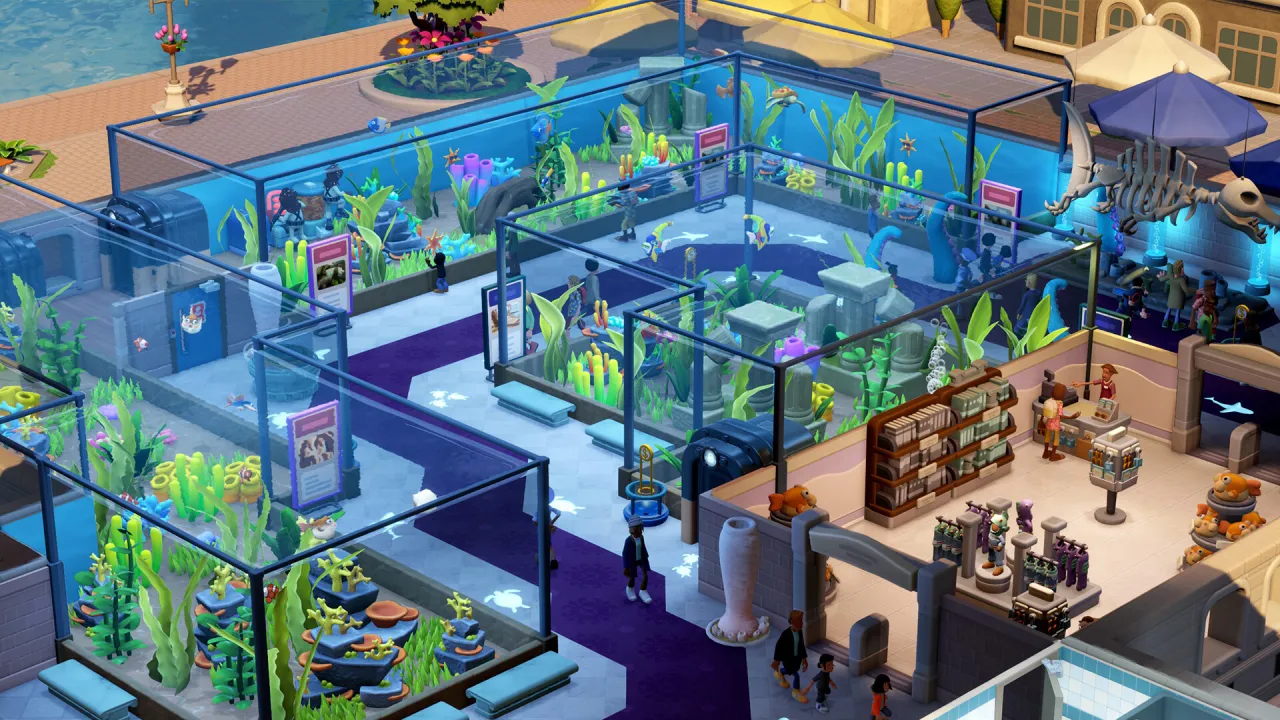 Create quirky museums full of bizarre artifacts and funny visitors
