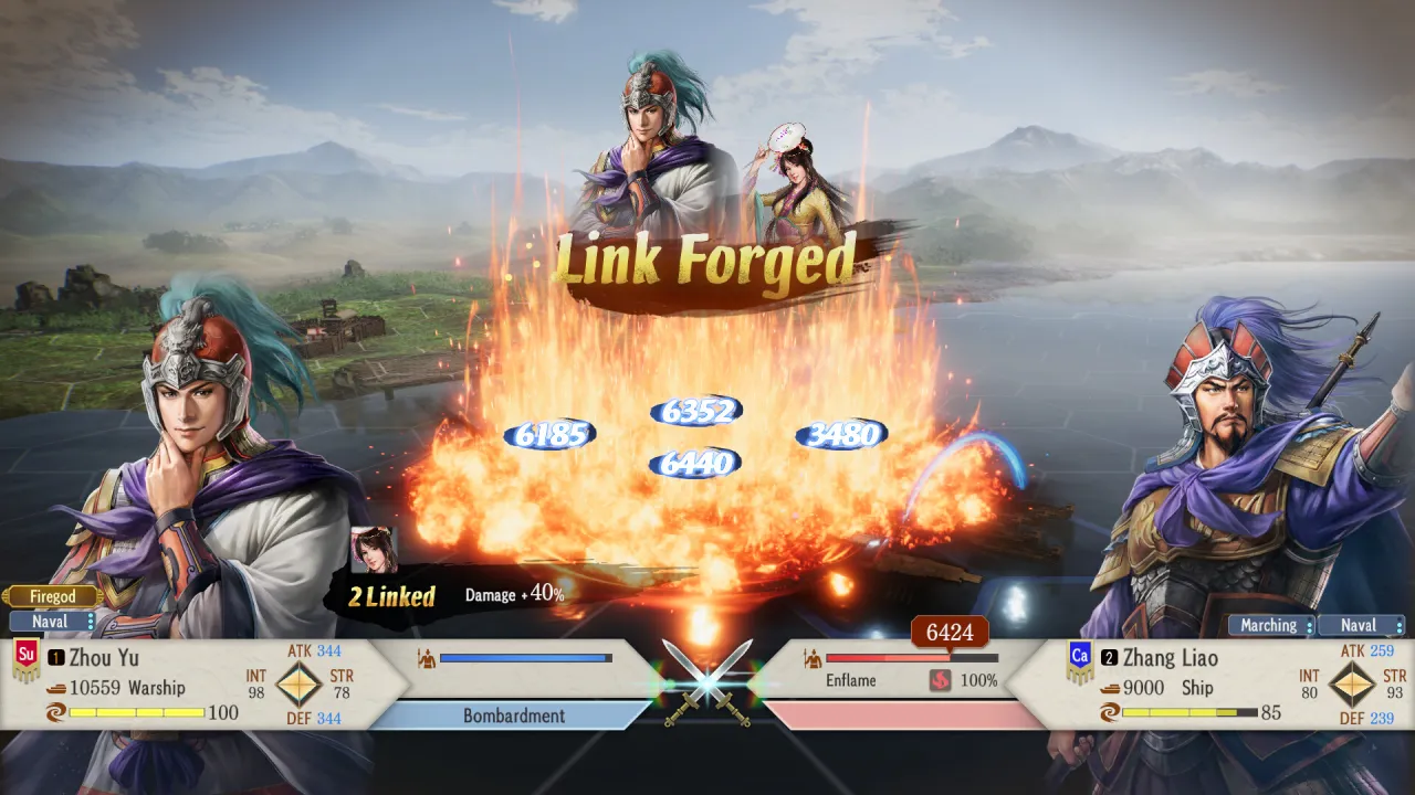 Romance of the Three Kingdoms 8 Remake - city management and diplomacy screen