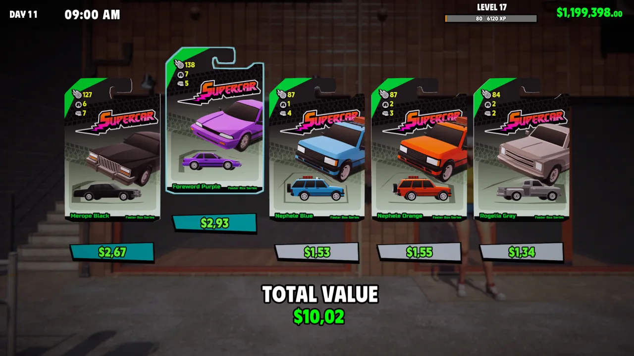 Supercar Collection Simulator - customizing rare vehicles in garage