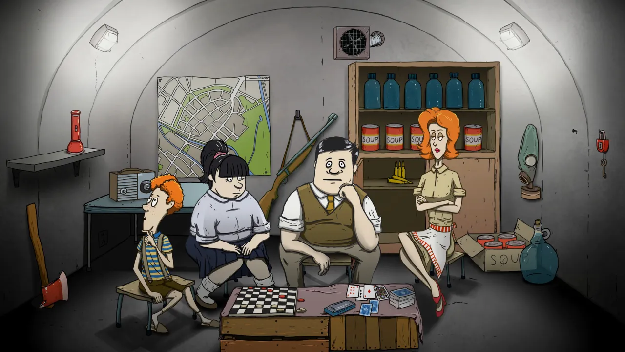 60 Seconds Reatomized Steam key - game banner and main menu