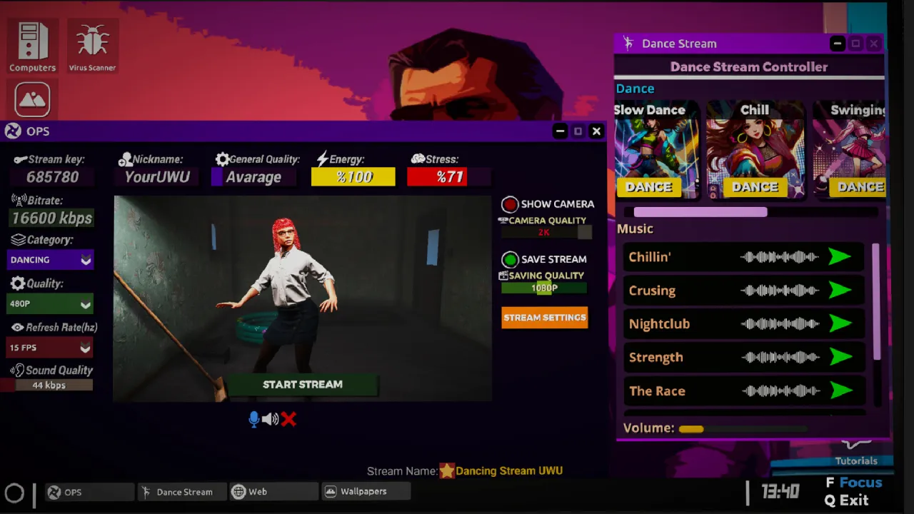 Streamer Life Simulator 2 live streaming room