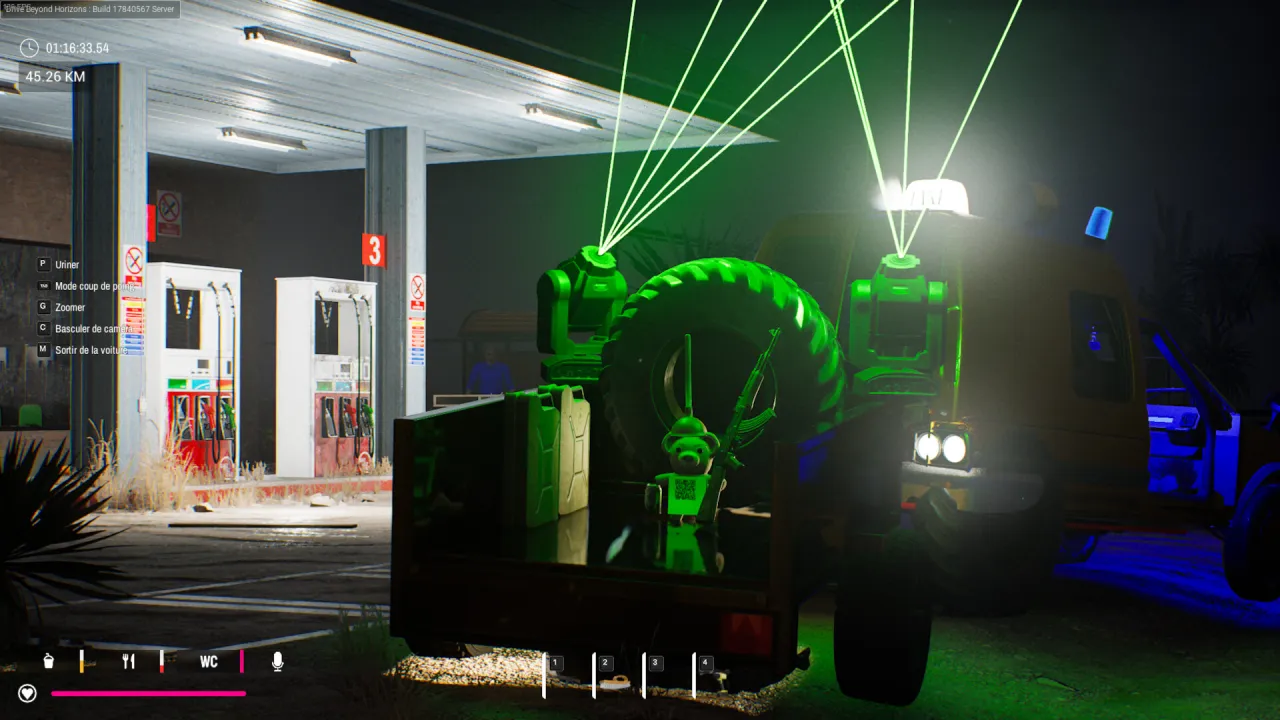 Drive Beyond Horizons customization and car selection