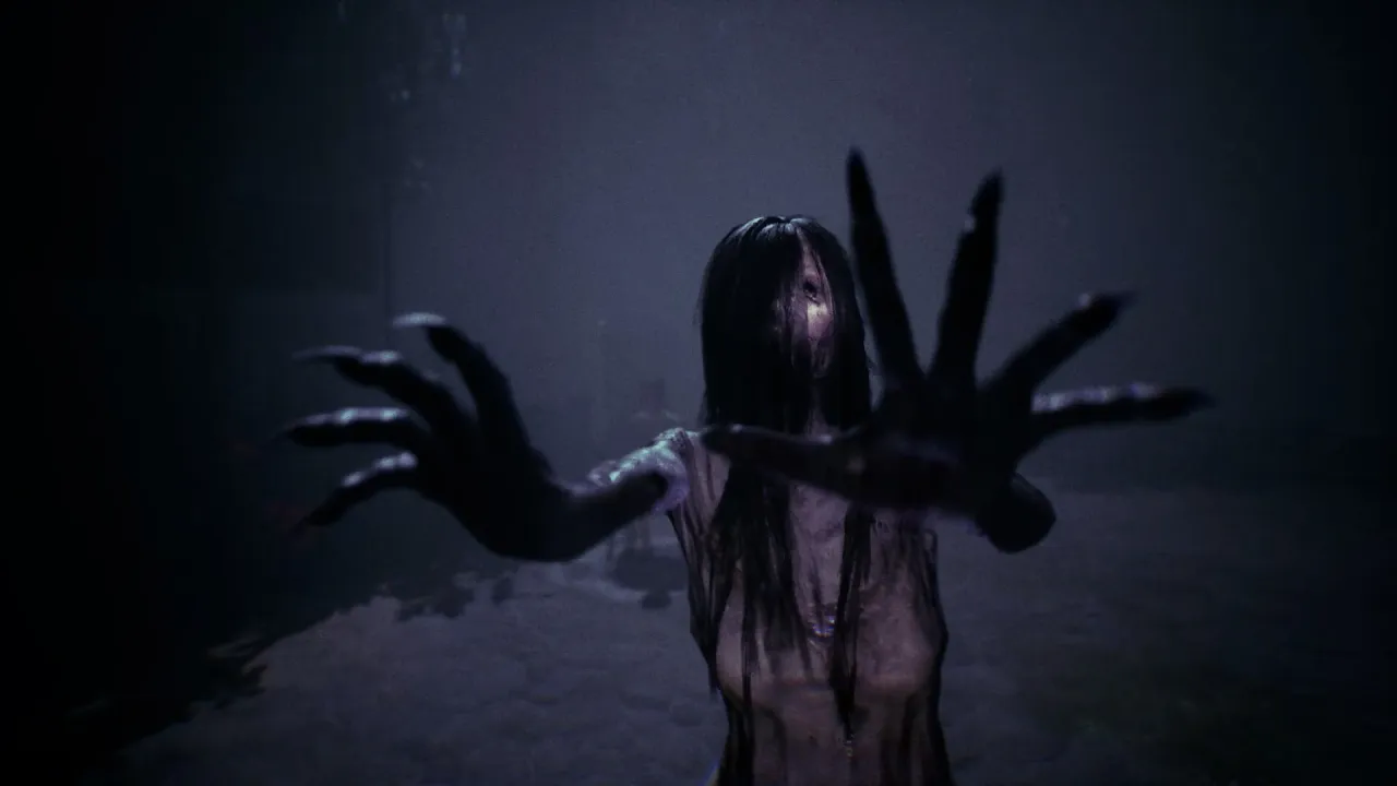 The Bridge Curse Road to Salvation - Terrifying ghost appearance in haunted corridor