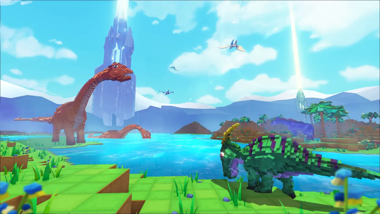 PixARK Steam Key colorful voxel world