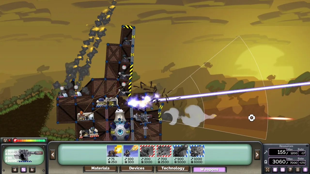 Forts Steam Key product banner explosive battle