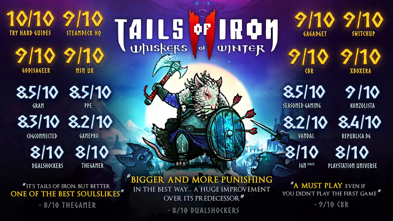 Tails of Iron 2 Whiskers of Winter Steam Key product banner
