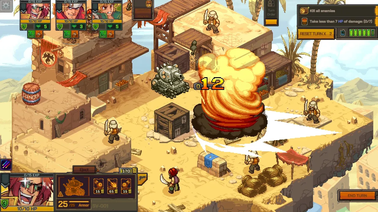 Metal Slug Tactics Steam key classic run-and-gun characters
