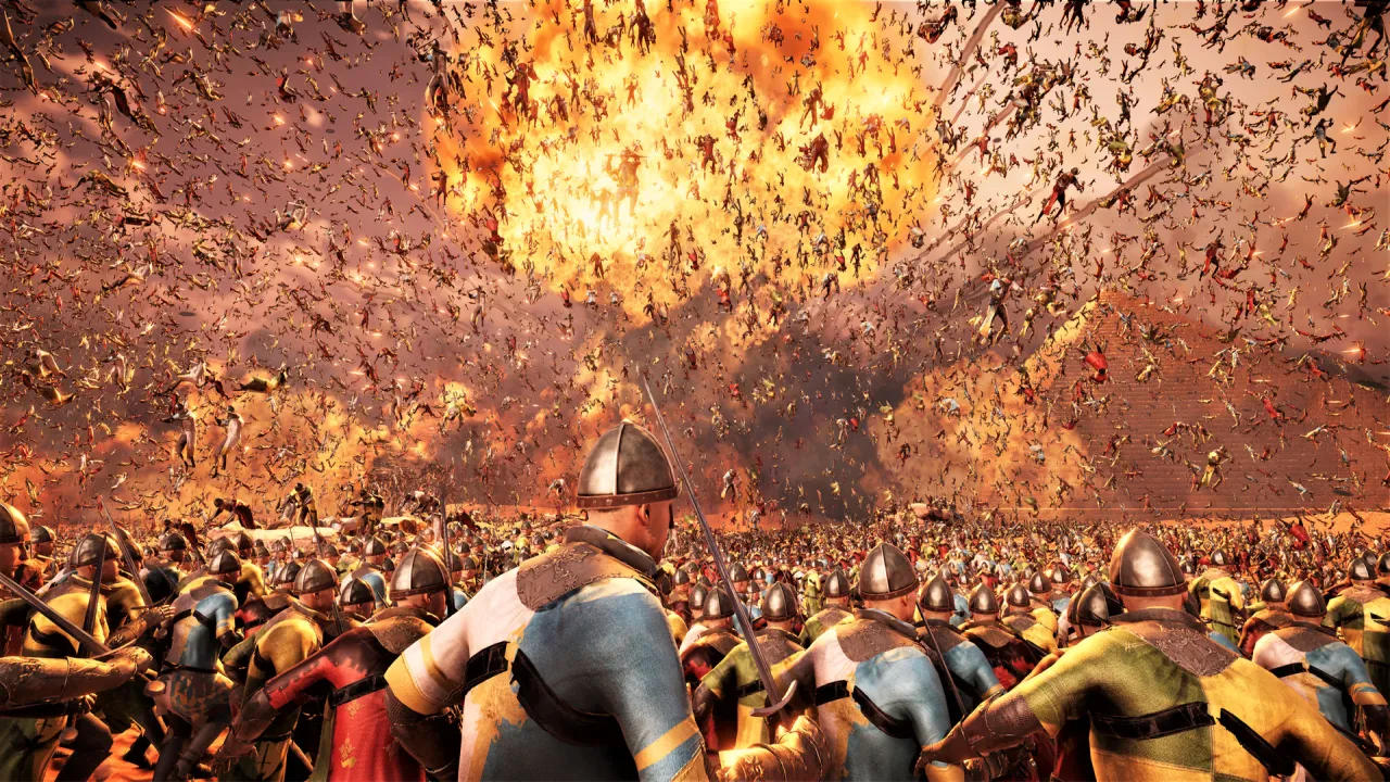 Huge medieval army clash in Ultimate Epic Battle Simulator 2