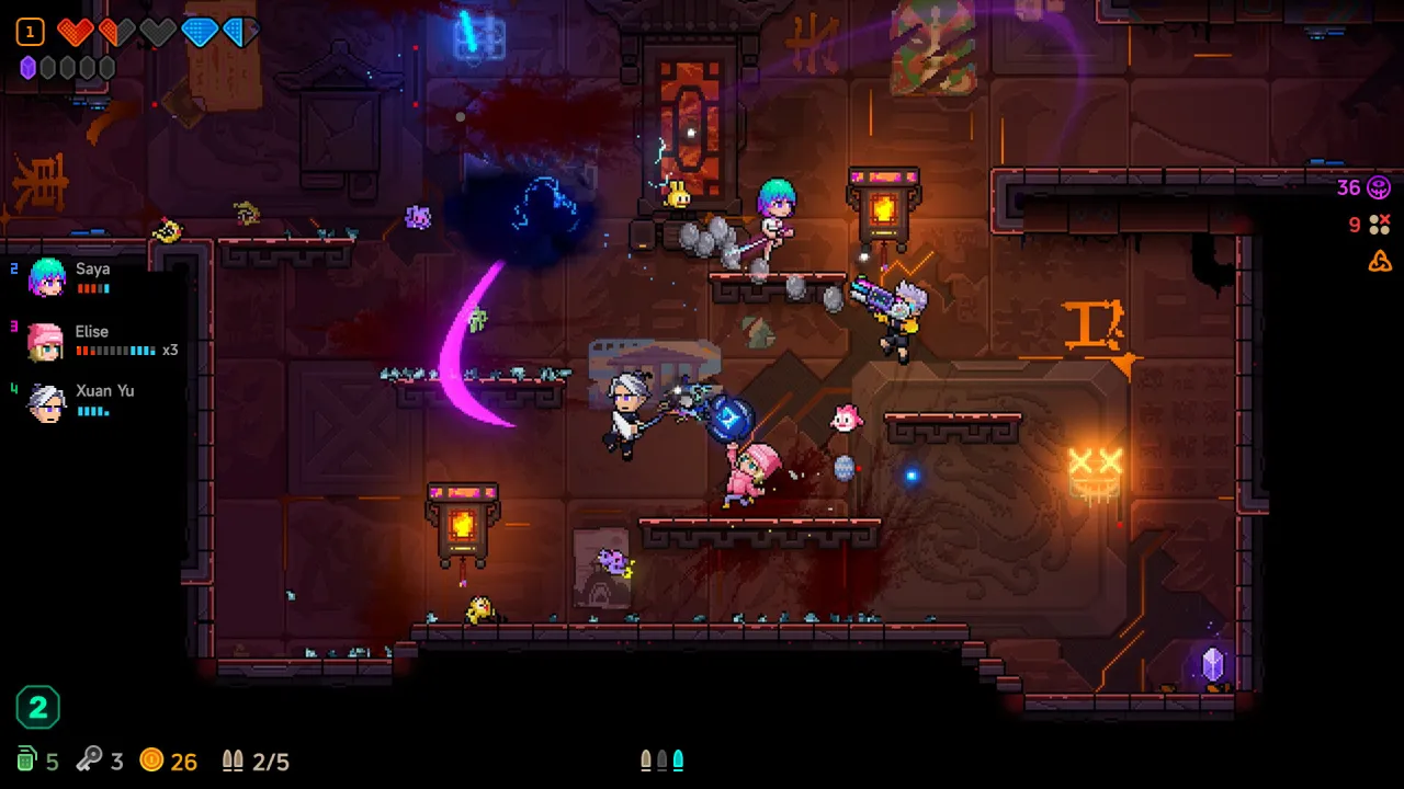 Neon Abyss 2 Steam key chaotic run and gun gameplay