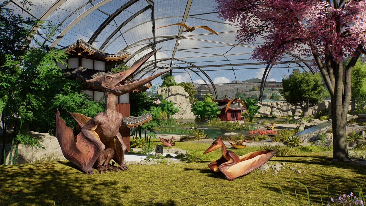 Luxury five-star dinosaur park