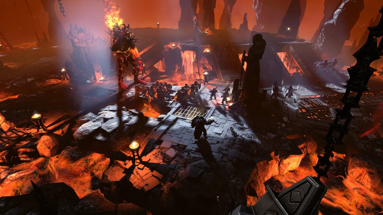 Custom god-king creation screen