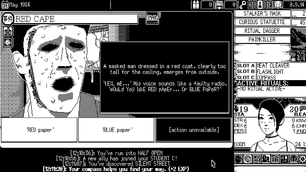 World of Horror Steam Key - 1-bit cosmic horror art