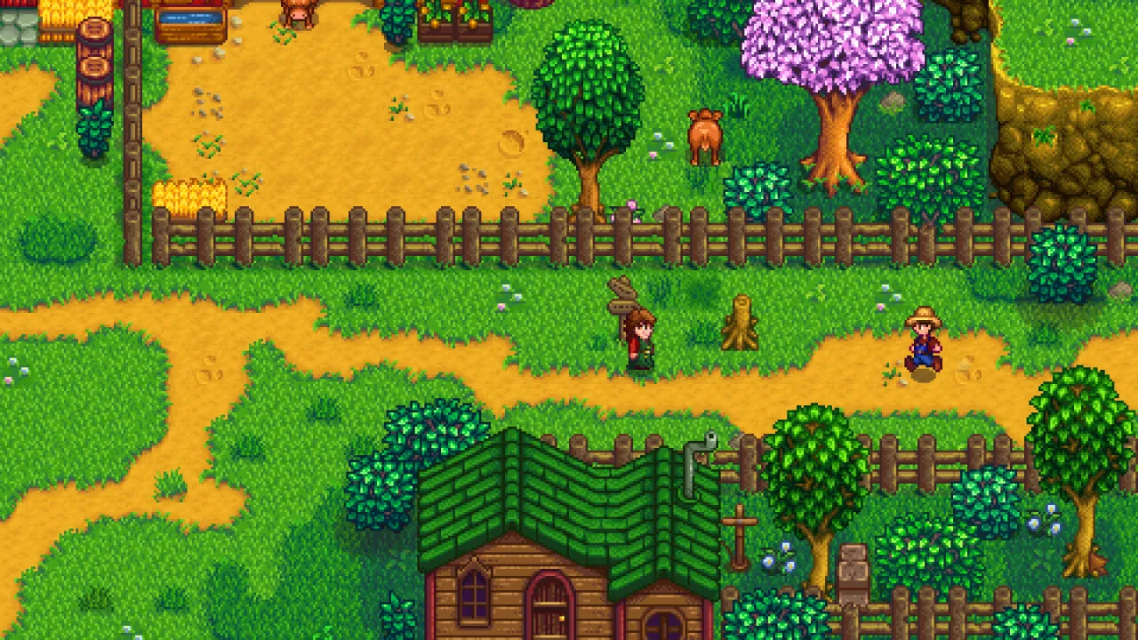 Stardew Valley - heartwarming town festivals and romance