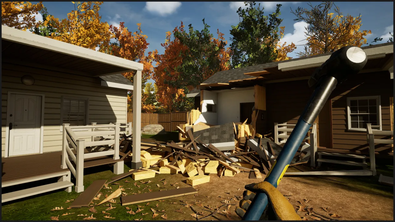 Deconstruction Simulator Steam Key wrecking ball chaos