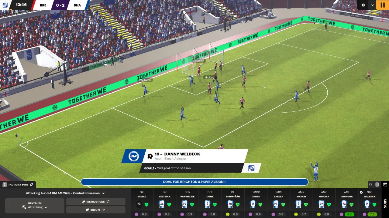 Football Manager 2024 Steam Key main menu screenshot