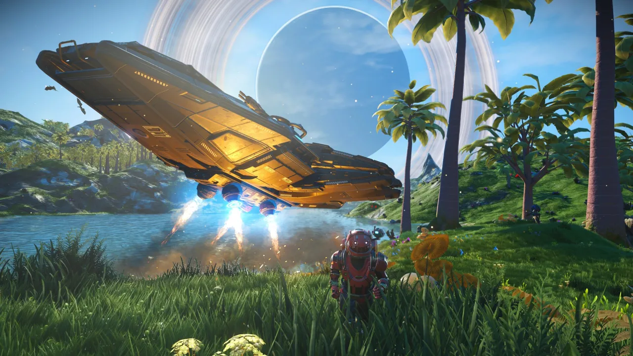 No Man's Sky Steam Key planet exploration screenshot