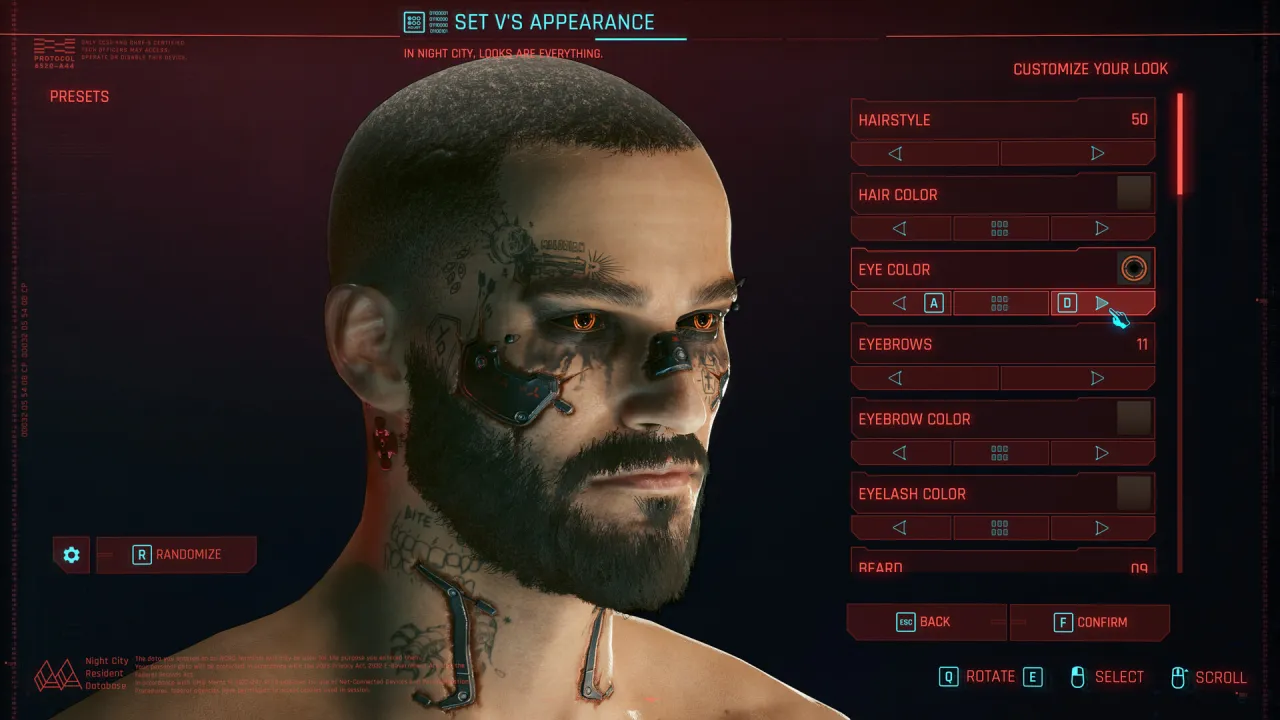 Cyberpunk 2077 global Steam Key gameplay screenshot