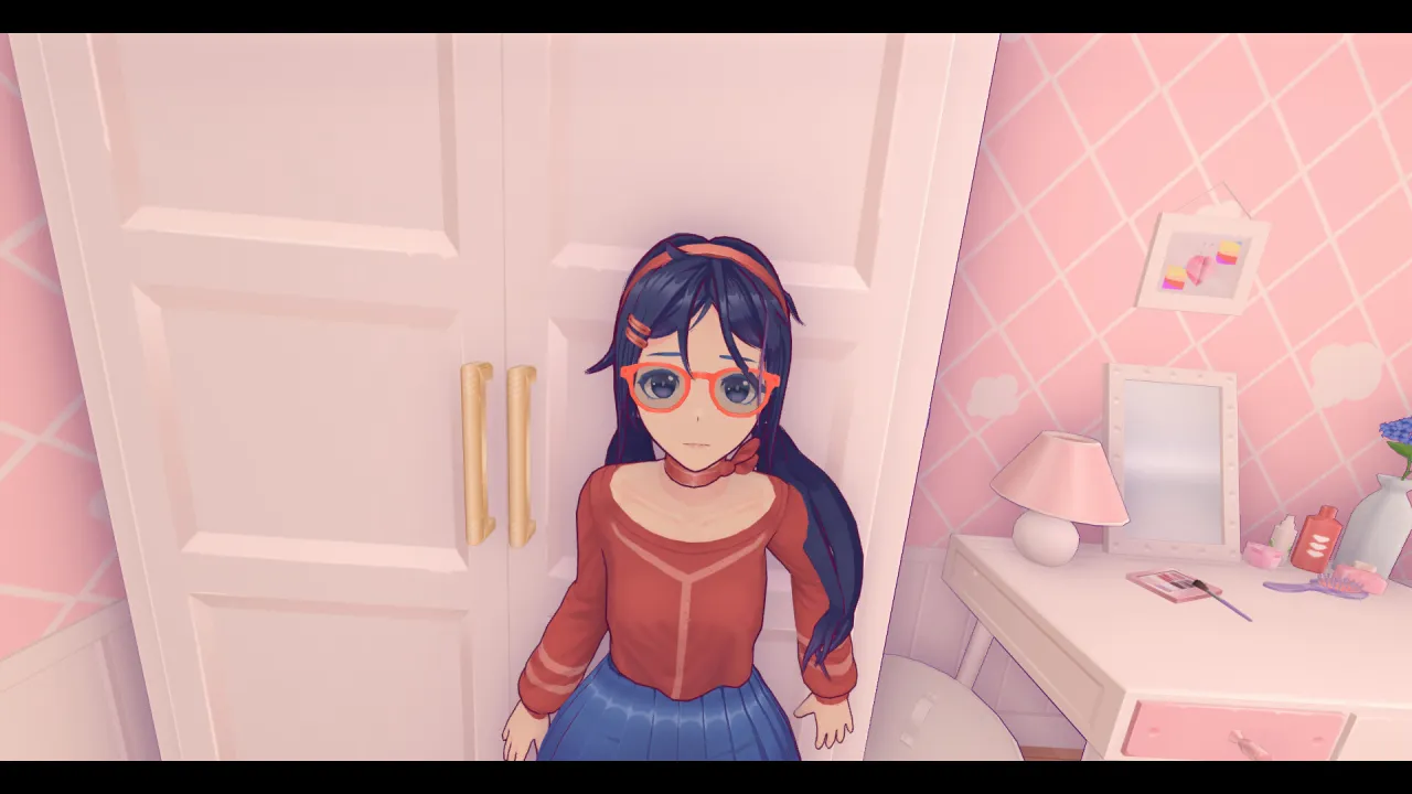 Sweet and terrifying girlfriend sim