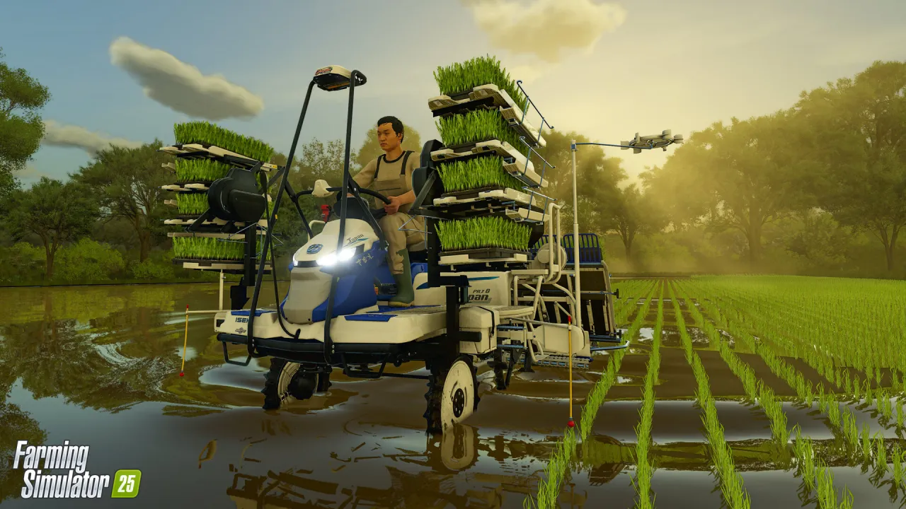 Farming Simulator 25 Steam Key rice planting Asia