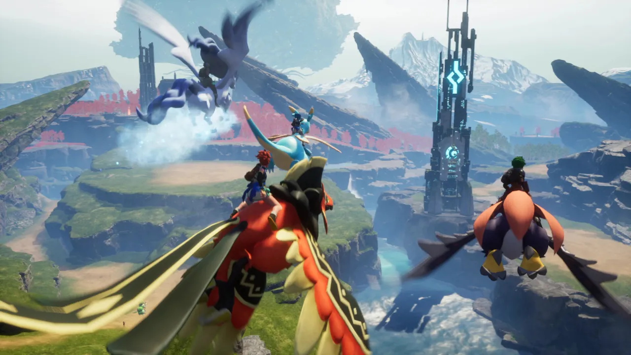 Palworld Steam Key - ride and shoot guns with Pals