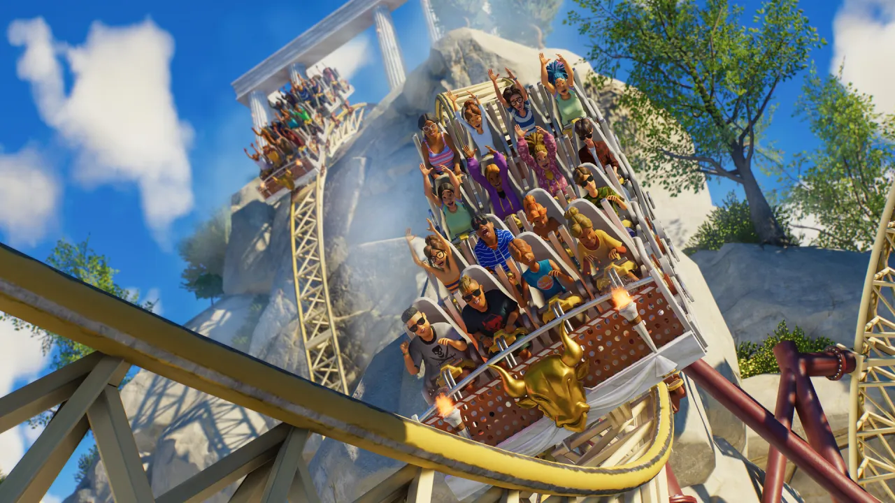 planet coaster 2 steam key - water park slides