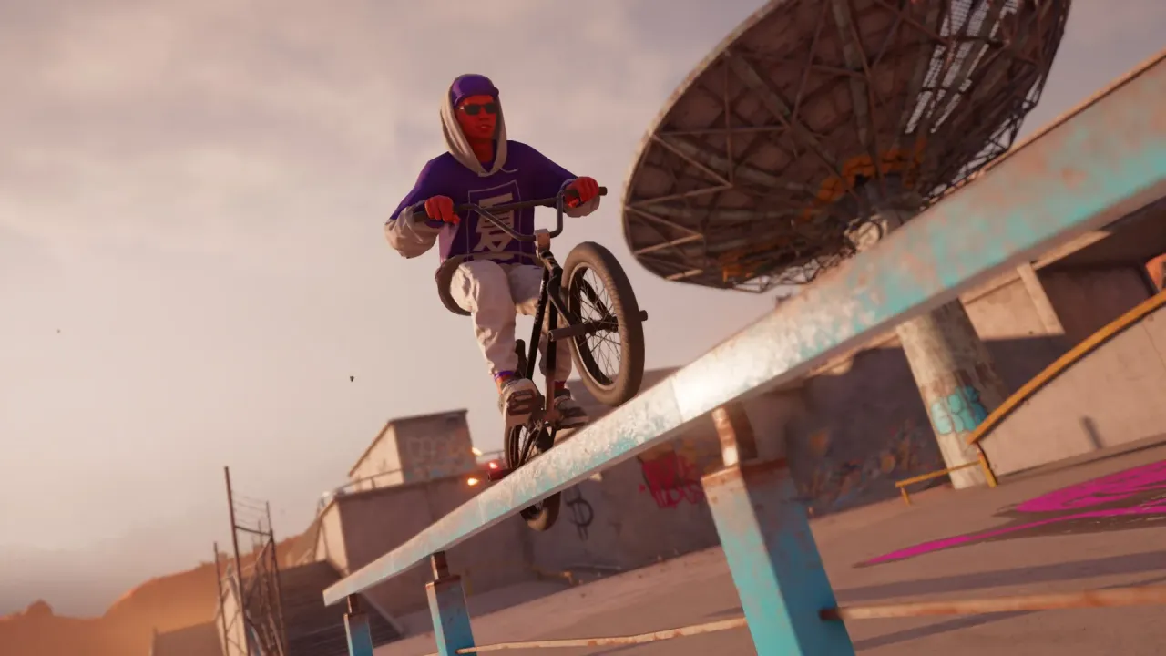 Bike tricks and snowboarding in open world
