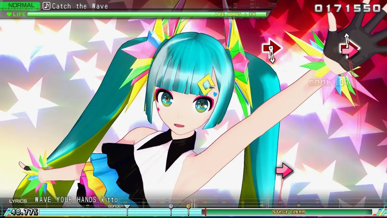 Hatsune Miku Project DIVA Mega Mix+ song selection with 170+ tracks