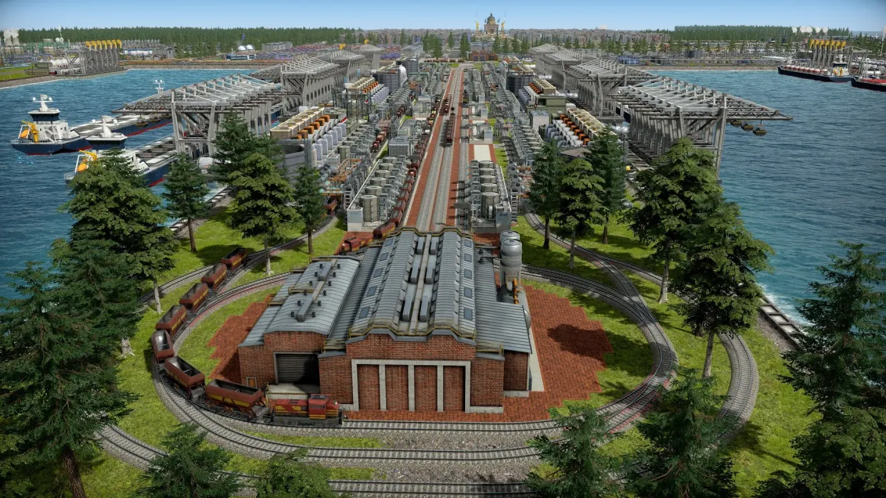 Captain of Industry island colonization and terrain terraforming