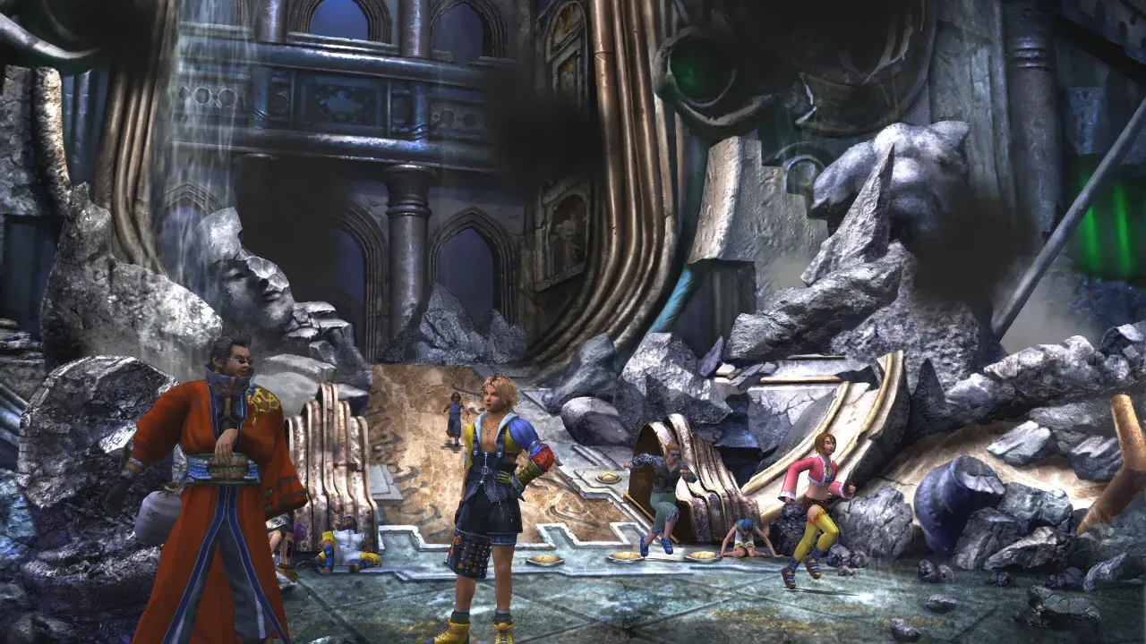 Final Fantasy X HD Remaster sphere grid progression system