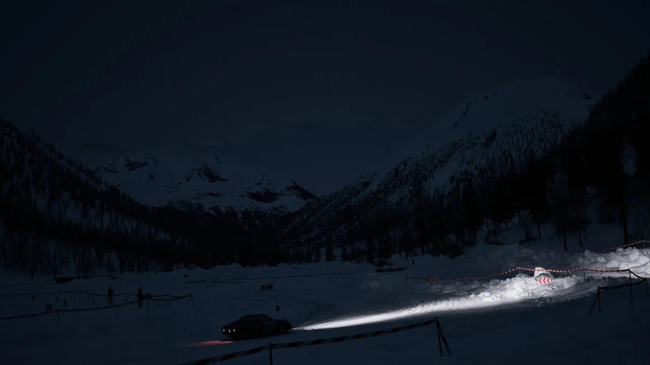 Night stages and variable weather conditions