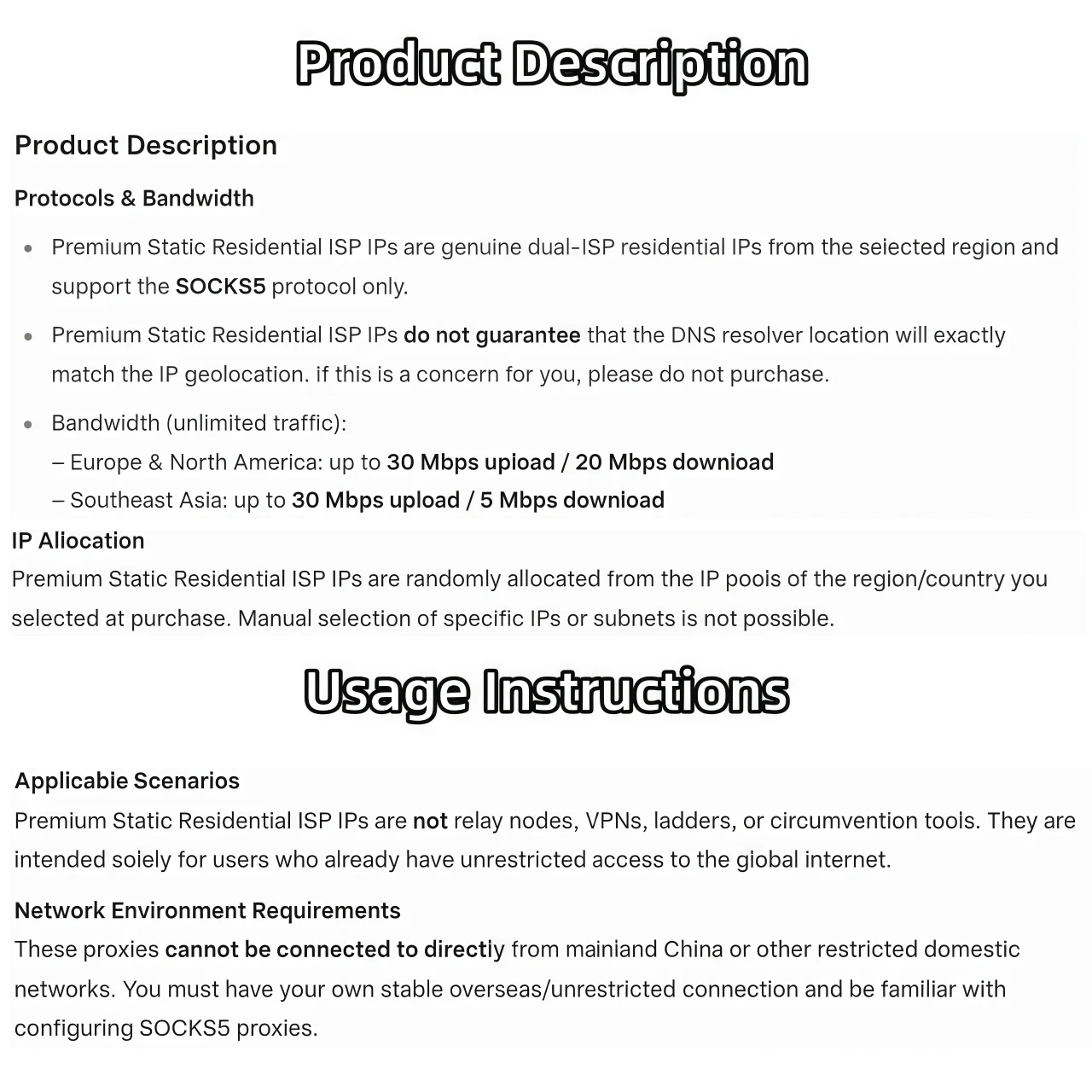 Hanoi static residential proxy dashboard with high-speed ISP connection