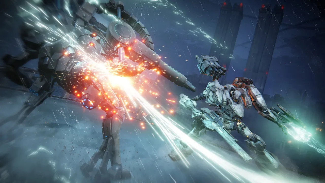 high speed mech combat action