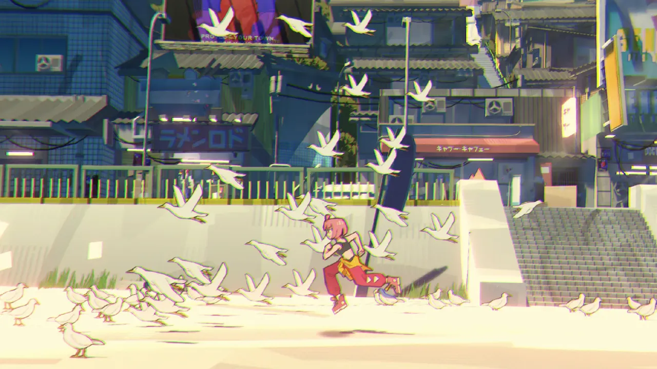 Cyberpunk 2077 V character with cyberware enhancements