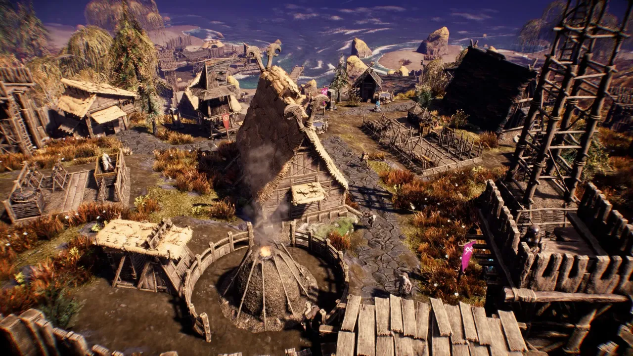 ASKA recruiting and managing villagers for tasks