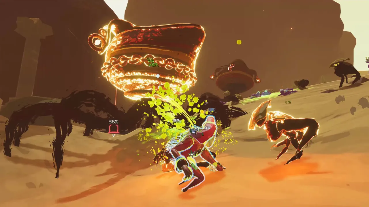 Risk of Rain 2 item stacking and chaotic multiplayer combat