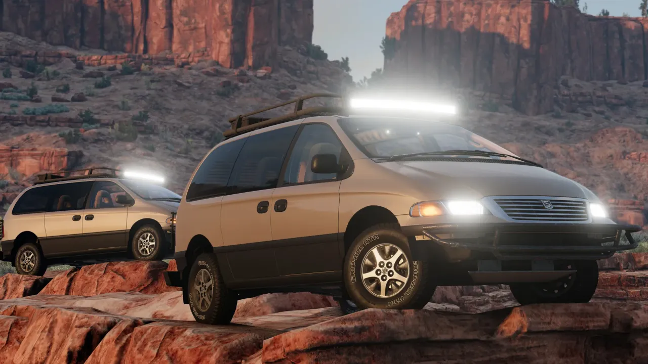 BeamNG.drive off-road racing and scenario challenges