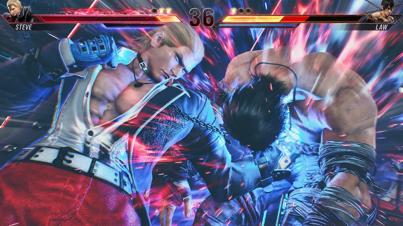 TEKKEN 8 intense 3D fighting gameplay with Jin Kazama