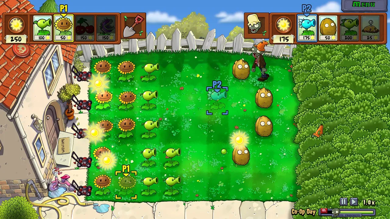 Plants vs Zombies Replanted Steam Key - classic tower defense gameplay