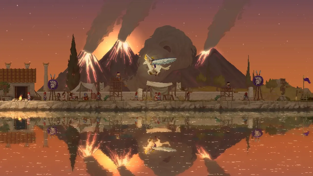 Beautiful night cycle and water reflections in game