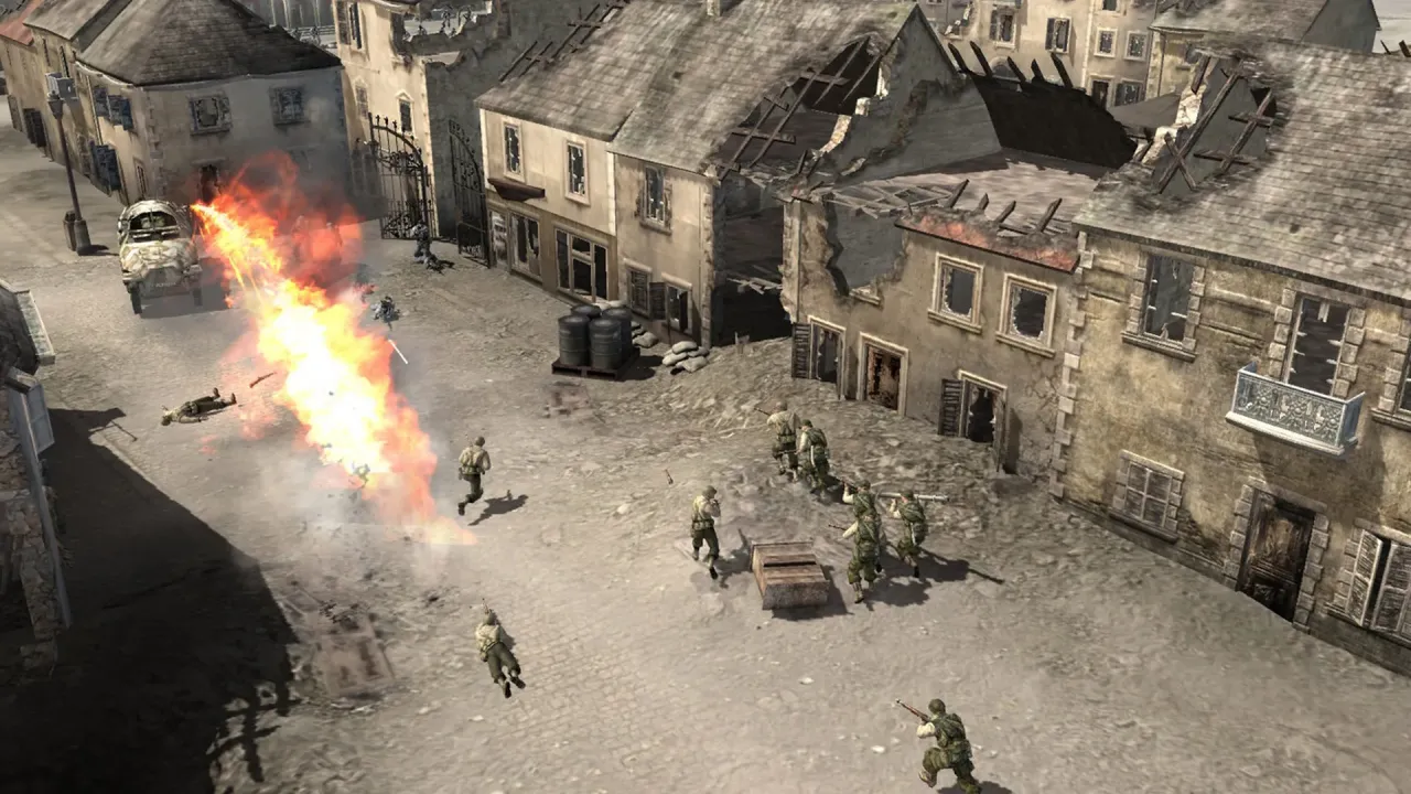 Detailed RTS visuals of World War II units